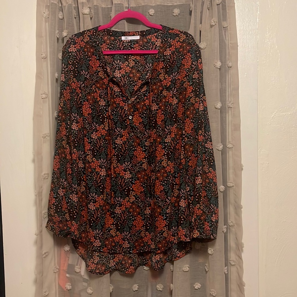 Floral Babydoll Blouse